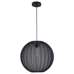 Sanico Goldlux lampa wisząca SENSAI 1xE27 czarna IP20 - 330574