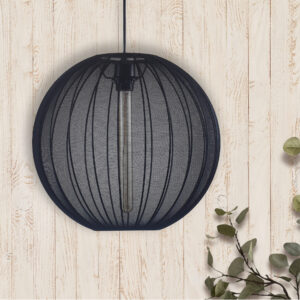 Sanico Goldlux lampa wisząca SENSAI 1xE27 czarna IP20 - 330574