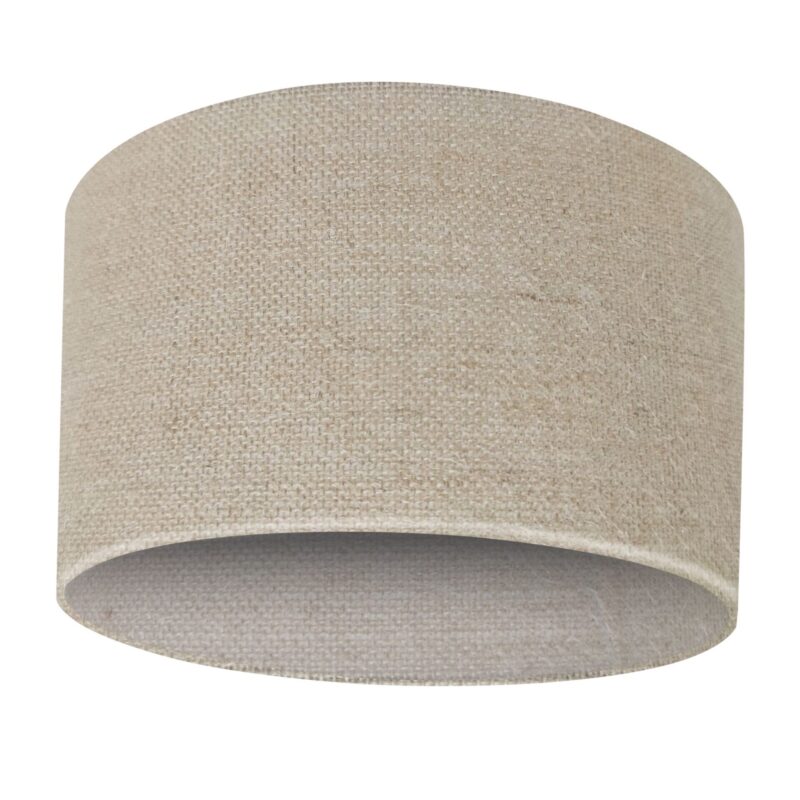 Abażur do lampy podłogowej SCARLET walec 40cm linen 330819 Sanico Goldlux