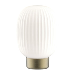 Lampka dekoracyjna stołowa LED LATTE 329837 z akumulatorem USB-C złota Sanico Goldlux