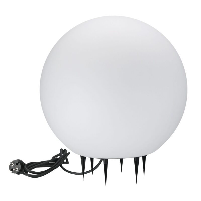Lampa ogrodowa ARGENTO 40 biała kula 1xE27 220-240V 330390 Sanico Goldlux