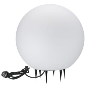 Lampa ogrodowa ARGENTO 50 biała kula 1xE27 220-240V 330406 Sanico Goldlux