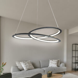 Lampa wisząca LED TANGO 44W 331106 czarna 4000K Sanico Goldlux