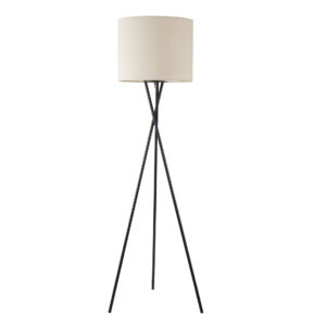 Lampa podłogowa len naturalny TEKLA 1xE27 331373 Sanico Goldlux