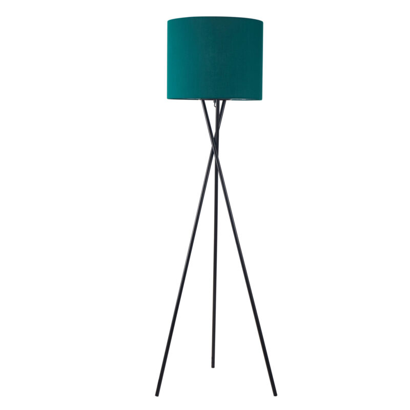 Lampa podłogowa ciemnozielona TEKLA 1xE27 331380 Sanico Goldlux