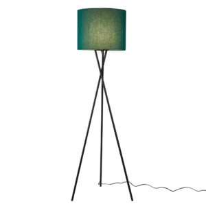 Lampa podłogowa ciemnozielona TEKLA 1xE27 331380 Sanico Goldlux