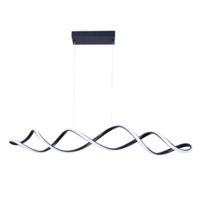 Sanico Goldlux lampa wisząca LED INFINITO XXL 43W 4000K czarna IP20 - 331069