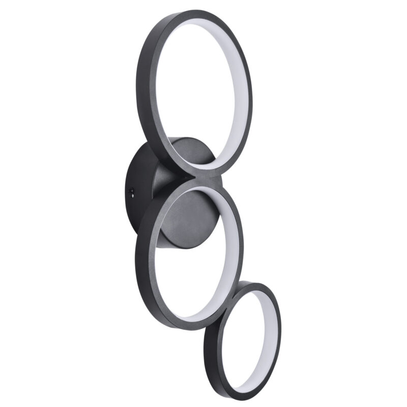 Lampa ścienno-sufitowa LED FLAMENCO 23W 4000K czarna 331038 Sanico Goldlux