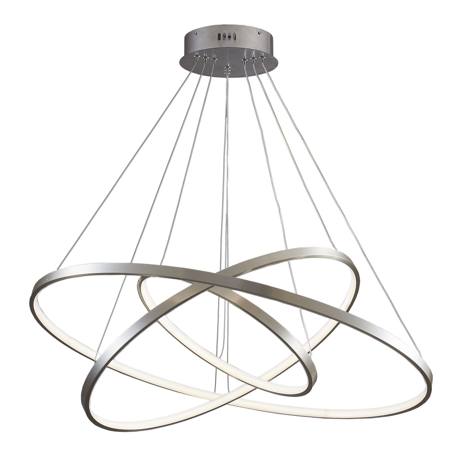 Lampa wisząca Sanico Goldlux LED LEA 3 nikiel 60W 4000K IP20 - 330048 Lampa wisząca Sanico Goldlux LED LEA 3 nikiel 60W 4000K IP20 - 330048