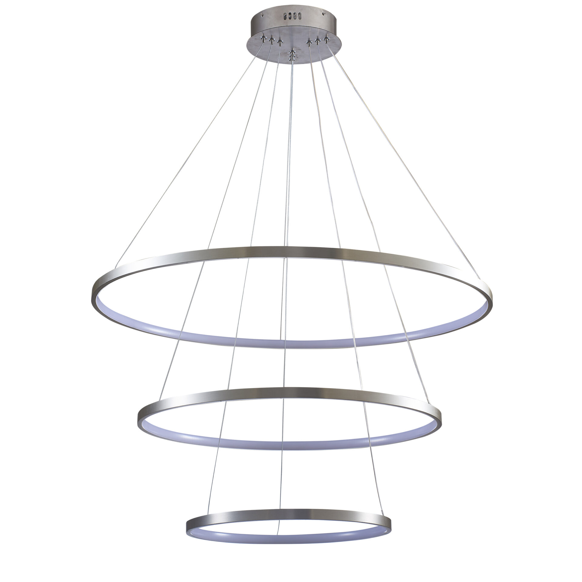Lampa wisząca Sanico Goldlux LED LEA 3 nikiel 60W 4000K IP20 – 330048 Lampa wisząca Sanico Goldlux LED LEA 3 nikiel 60W 4000K IP20 - 330048
