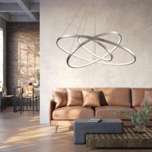 Lampa wisząca Sanico Goldlux LED LEA 3 nikiel 60W 4000K IP20 - 330048