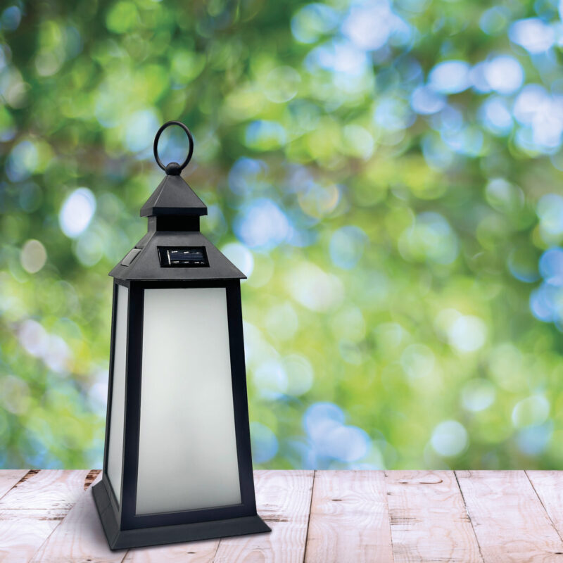 Lampa solarna LED FENIX latarnia, płomień 330284 Sanico-Goldlux