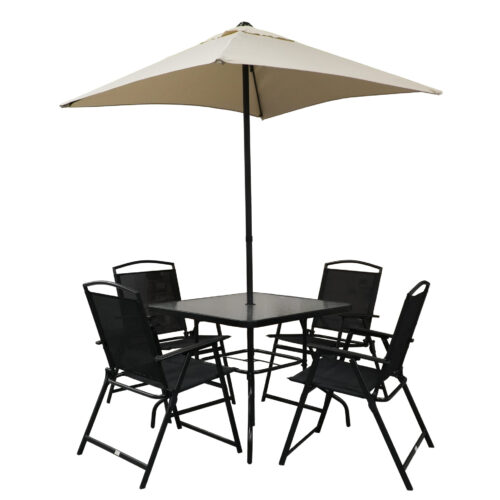 Zestaw mebli z parasolem STEFAN 331595 Sanico-Goldlux