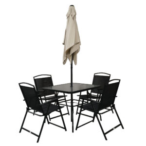 Zestaw mebli z parasolem STEFAN 331595 Sanico-Goldlux