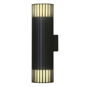 Sanico Goldlux kinkiet ogrodowy oprawa elewacyjna KUUSAMO 2xE27 IP54 grafitowa 329349