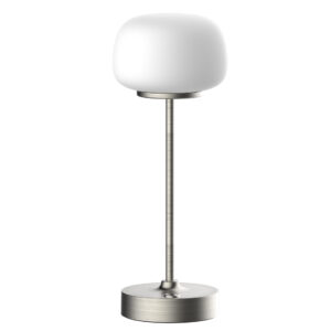 Sanico Goldlux lampka dekoracyjna RIMINI LED akumulator + przewód USB-C 2700K srebrna IP20 329868