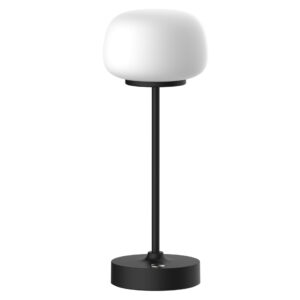 Sanico Goldlux lampka dekoracyjna RIMINI LED akumulator + przewód USB-C 2700K czarna IP20 329875