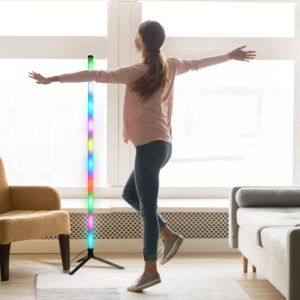 Sanico Goldlux lampa podłogowa LOLLY LED RGB z pilotem IP20 - 331328
