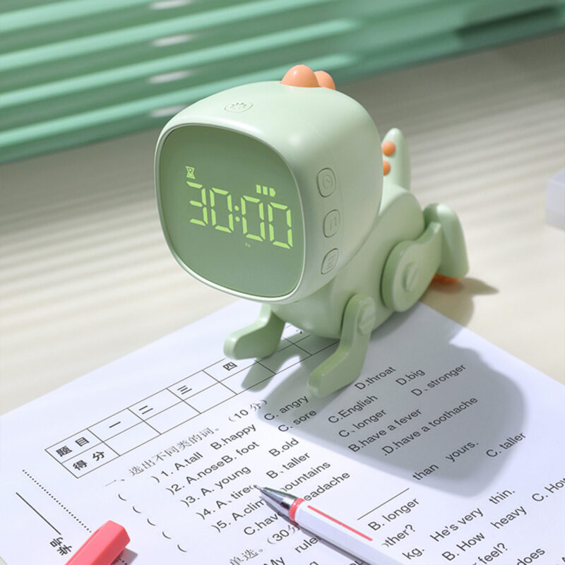 Sanico Goldlux lampka nocna ROBOT KACPER LED z budzikiem przewód USB C IP20 - 331793