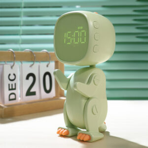 Sanico Goldlux lampka nocna ROBOT KACPER LED z budzikiem przewód USB C IP20 - 331793