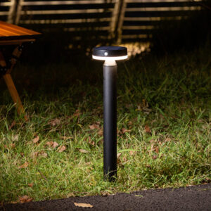 Sanico Goldlux lampa solarna GWINEA LED stojąca z czujnikiem PIR 50cm 4000K USB-C IP44 329790