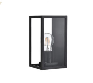 Sanico Goldlux kinkiet oprawa elewacyjna MALMO E27 czarna IP44 - 309167