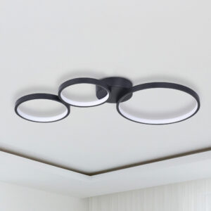 Sanico Goldlux Lampa sufitowa LED FLAMENCO 33W 4000K czarna IP20 - 331014