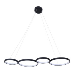 Sanico Goldlux Lampa wisząca FLAMENCO LED 42W 4000K czarna IP20 - 331021