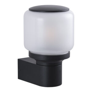 Sanico Goldlux kinkiet oprawa elewacyjna MADRID E27 czarna IP44 - 331397