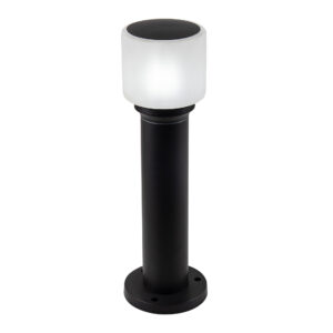Sanico Goldlux lampa ogrodowa stojąca słupek MADRID 40 E27 czarna IP44 - 331403