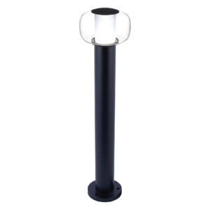 Sanico Goldlux lampa ogrodowa stojąca słupek MALAGA LED 80 12W 4000K czarna IP44 - 331571