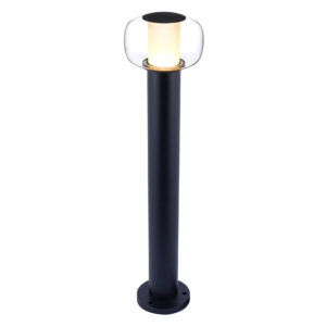 Sanico Goldlux lampa ogrodowa stojąca słupek MALAGA LED 80 12W 4000K czarna IP44 - 331571