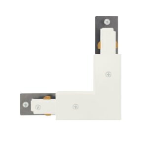 Sanico Goldlux Przyłącze zasilania kątowe L do szyny 1-fazowej białe IP20 - 331670