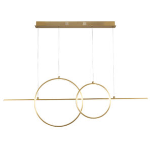 Sanico Goldlux Lampa wisząca LAURA LED 42W 4000K złota IP20 - 331809