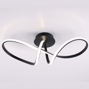 Sanico Goldlux FLAVIA LED 33W lampa sufitowa czarna 4000K IP20 - 331830
