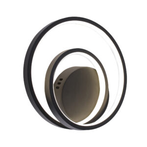 Sanico Goldlux ZEFIRA LED lampa ścienna czarny 4000K IP20 - 331854