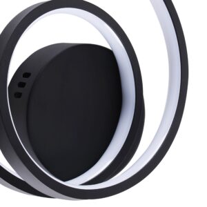 Sanico Goldlux ZEFIRA LED lampa ścienna czarny 4000K IP20 - 331854