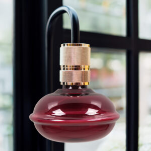 Sanico Goldlux Żarówka LED E27 FILAMENT UFO130 4W DecoVintage Red wine 1800K - 333667