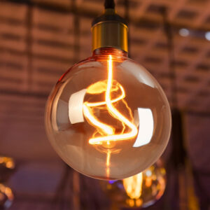 Sanico Goldlux Żarówka LED E27 FILAMENT G125 4W DecoVintage Amber 1800K - 333681