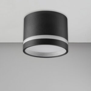 Sanico Goldlux PARIS 1xGX53 oprawa natynkowa okrągła czarna IP20 - 328083