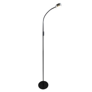 Sanico Goldlux BRUNO LED lampa podłogowa czarna 3000K~4000K~6500K IP20 - 330093