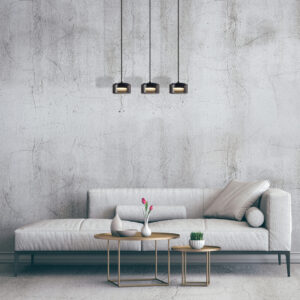 Sanico Goldlux OFELIA 3xGX53 lampa wisząca smoky 4000K IP20 - 331281