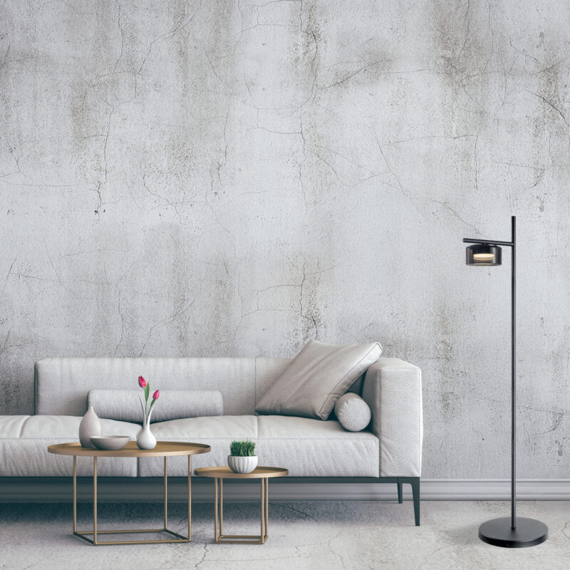 Sanico Goldlux OFELIA 1xGX53 lampa podłogowa smoky 4000K IP20 - 331489