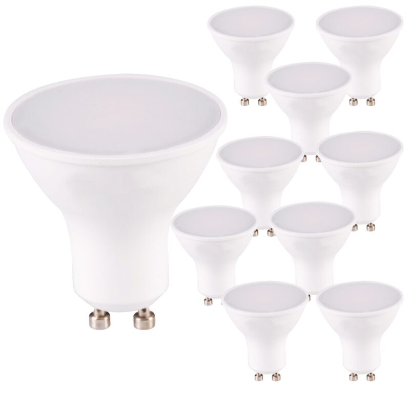 Sanico Goldlux Żarówka LED Platinum GU10 4,9W 470lm CIEPŁA 3000K 10 sztuk- 334893