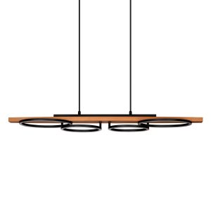 Sanico Goldlux lampa wisząca MELISA LED 35W czarna 4000K IP20 - 334220