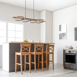 Sanico Goldlux lampa wisząca MELISA LED 35W czarna 4000K IP20 - 334220