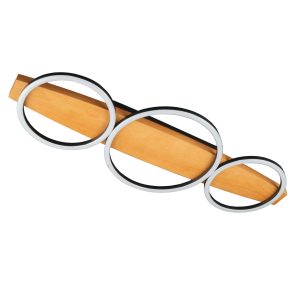 Sanico Goldlux lampa sufitowa MELISA 3 LED 28W czarna 4000K IP20 - 334251
