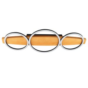Sanico Goldlux lampa sufitowa MELISA 3 LED 28W czarna 4000K IP20 - 334251