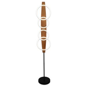 Sanico Goldlux lampa podłogowa MELISA LED 25W czarna 4000K IP20 - 334299