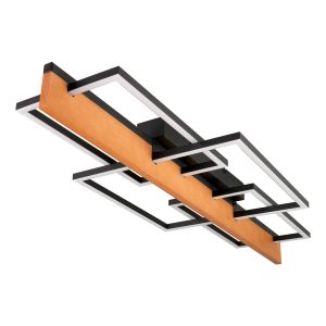 Sanico Goldlux lampa sufitowa LARYSA 3 LED 35W czarna 4000K IP20 - 334329